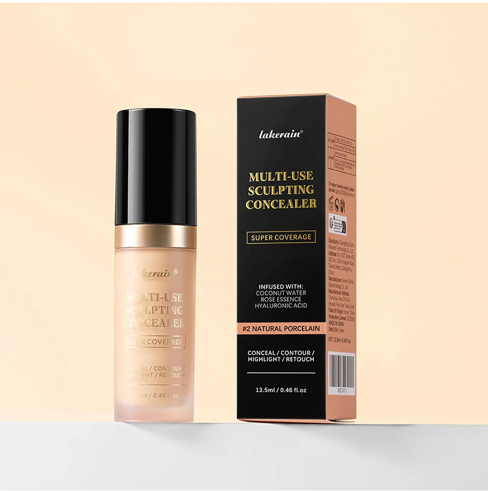 Daily Makeup Routine Waterproof Liquid Concealer for Flawless Coverage - 16