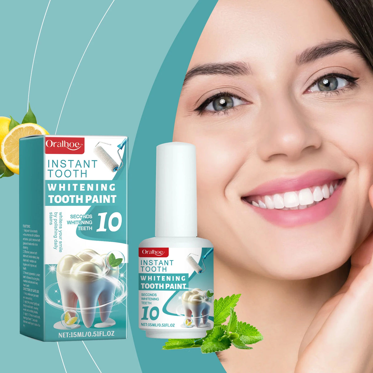 Brighten Your Smile With Professional Teeth Whitening Paint Gel