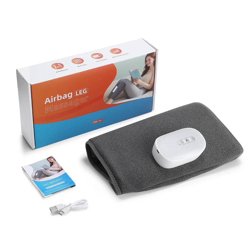 Office Desk Air Compression Calf Massager for Relaxation