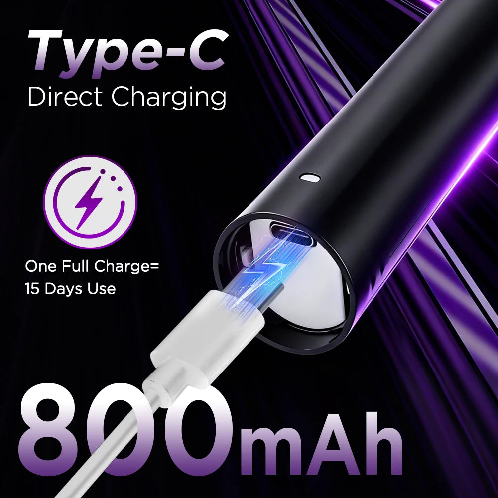 Home Cleaning Rotating Electric Toothbrush for a Brighter Smile - 12