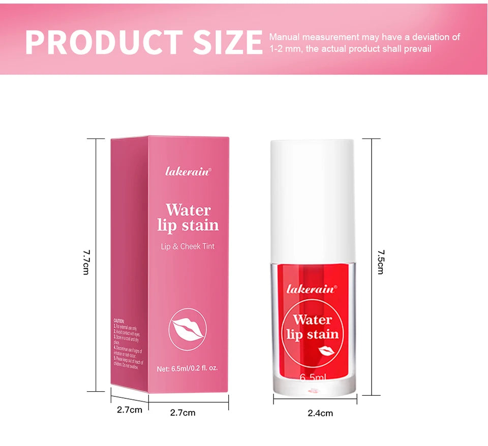 Daily Makeup Routine Lip Tint Stain For All-Day Wear And Hydration