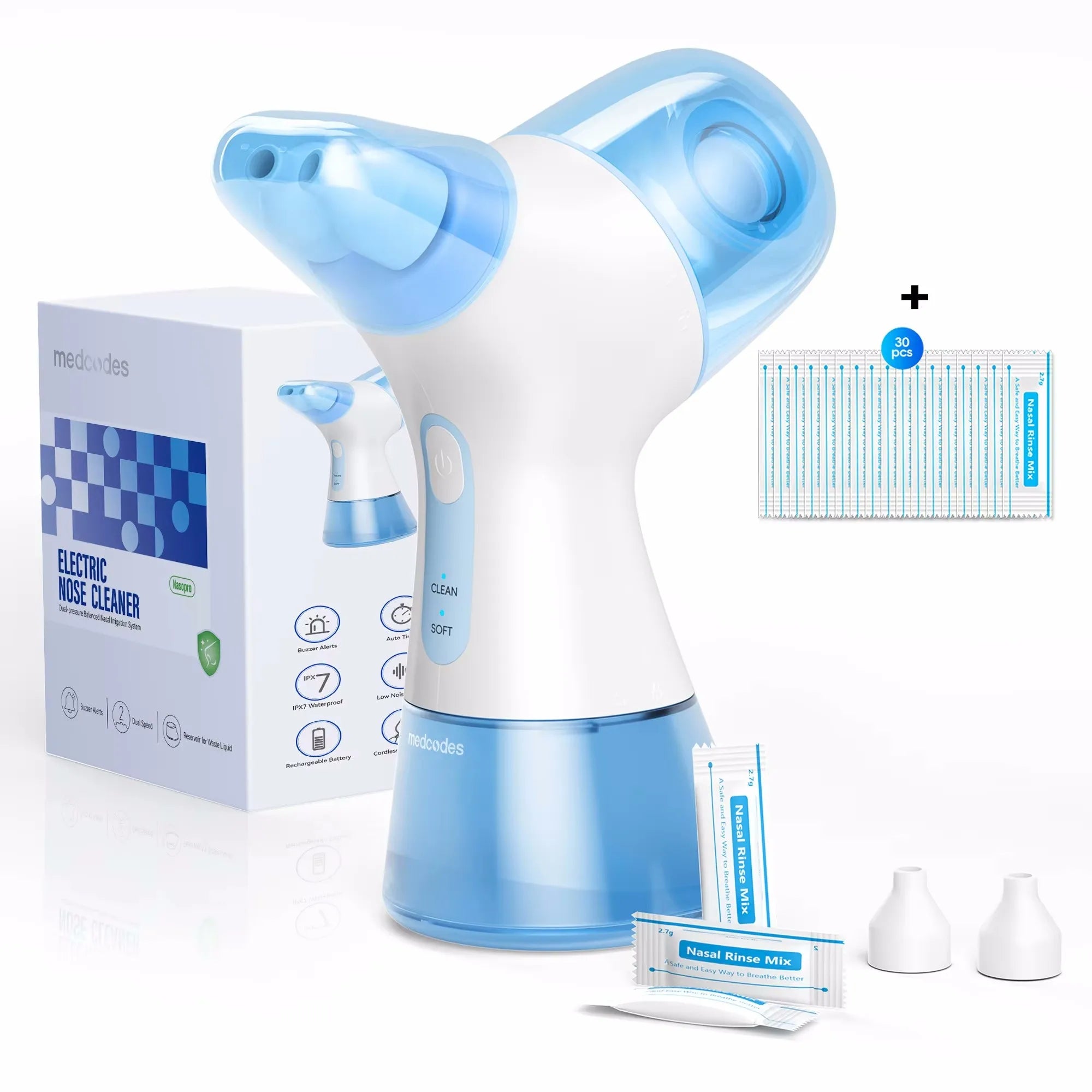 For Nasal Discomfort Electric Sinus Rinse Machine with Dual Water Tank - 22