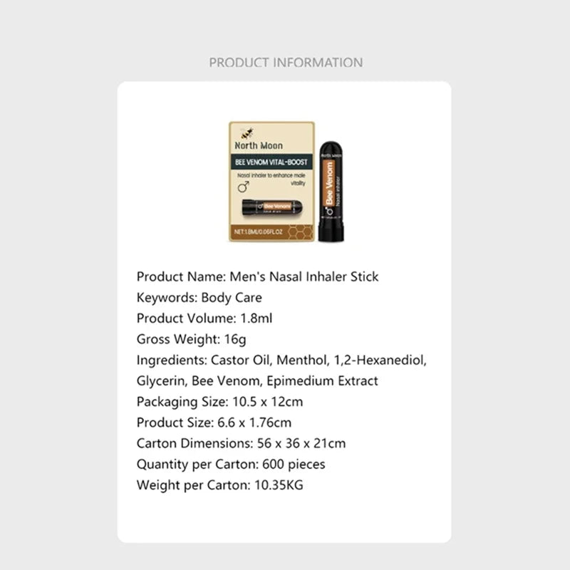 Daily Routine Men Nasal Sniffing Stick for Gentle Care And Vitality - 17
