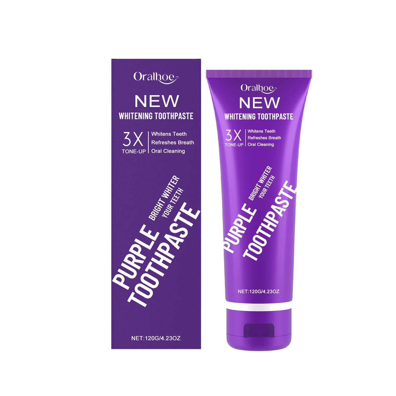 Daily Routine Purple Whitening Toothpaste for Fresh Breath and Clean Teeth - 13