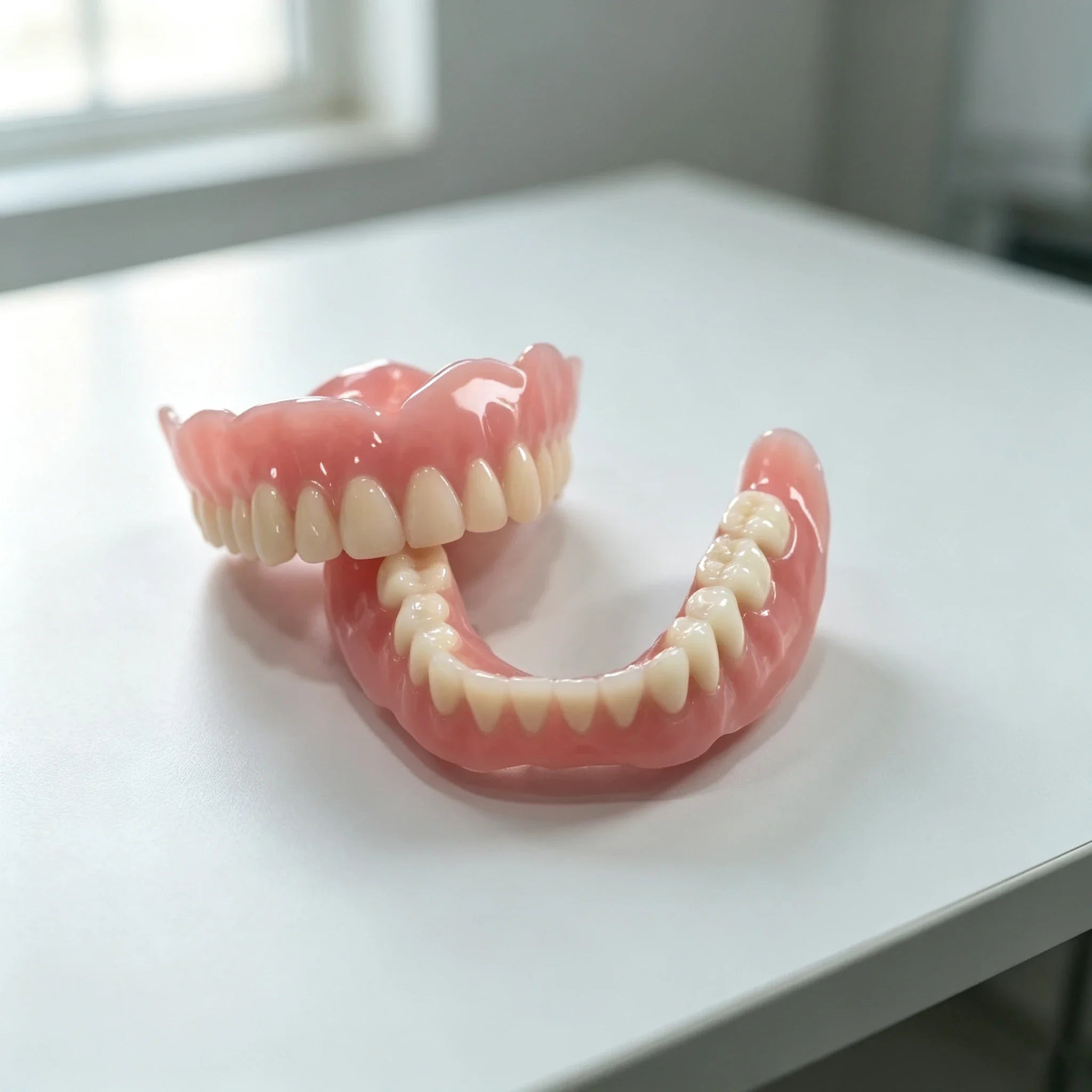 Daily Meals Silicone Simulation Teeth Upper And Lower Set For Smile - 2