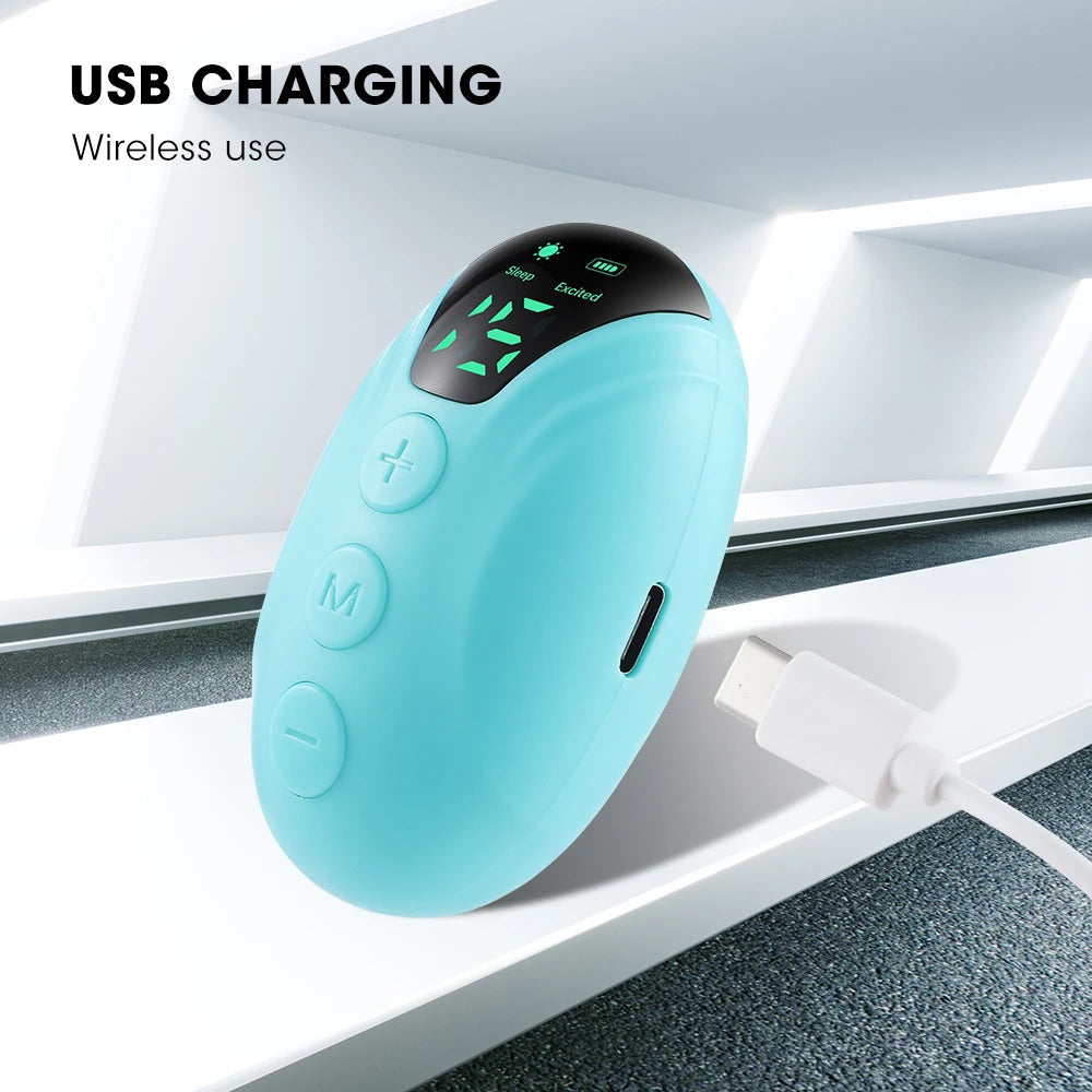 Bedtime Handheld Sleep Aid Device with LCD Screen for Easy Relax Helper