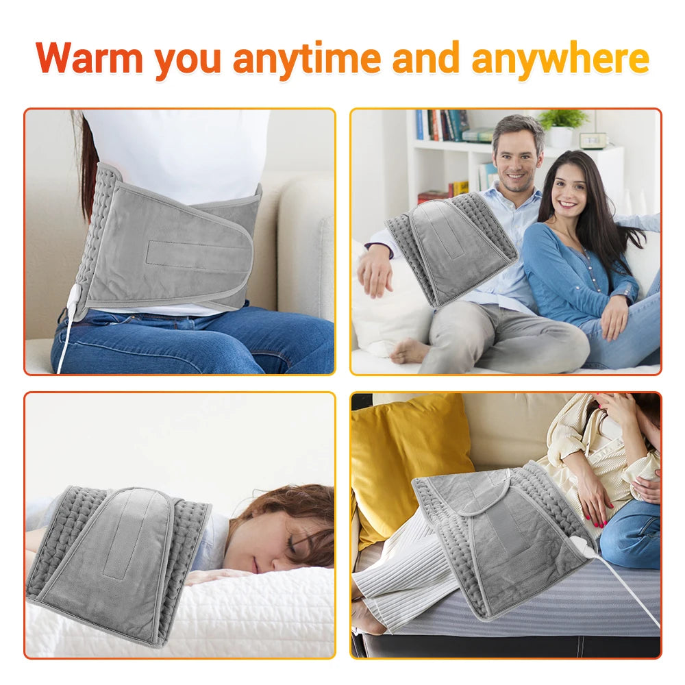 Winter relaxation Electric Heating Pad Belt with soothing warm settings - 16