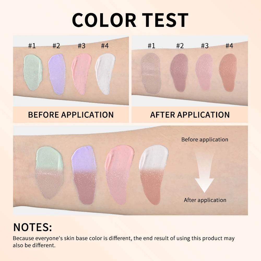 Daily Makeup Routine Color Changing Foundation For Flawless Skin Tone - 5
