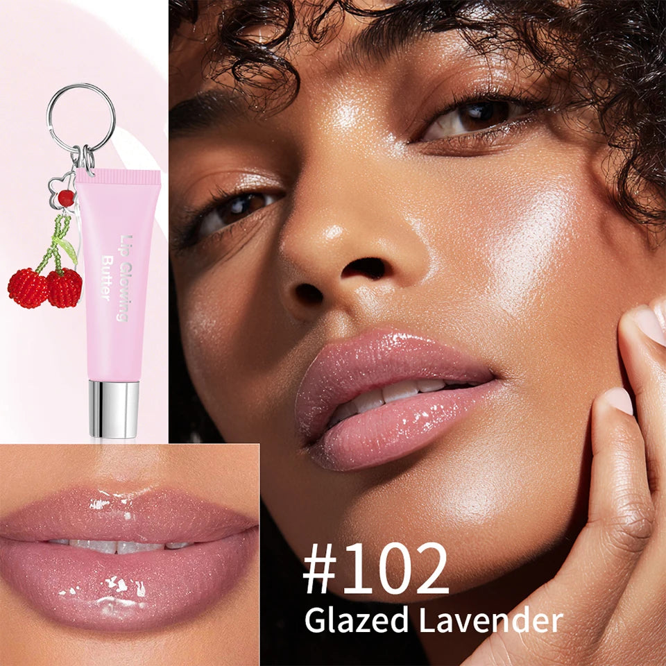 Daily Makeup Lip Gloss With Keychain For Long Lasting Hydrating Care - 12
