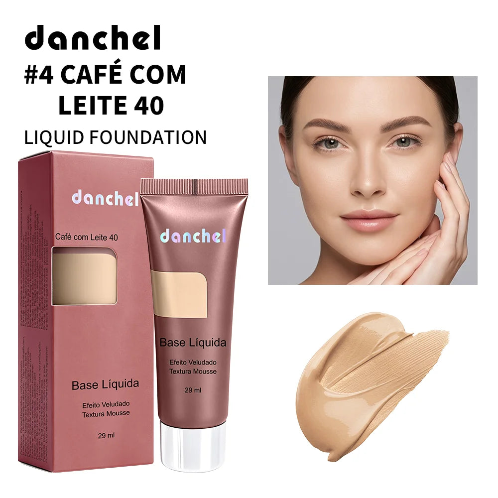 Daily Makeup Routine Liquid Foundation Long Lasting Velvet Matte Finish - 28