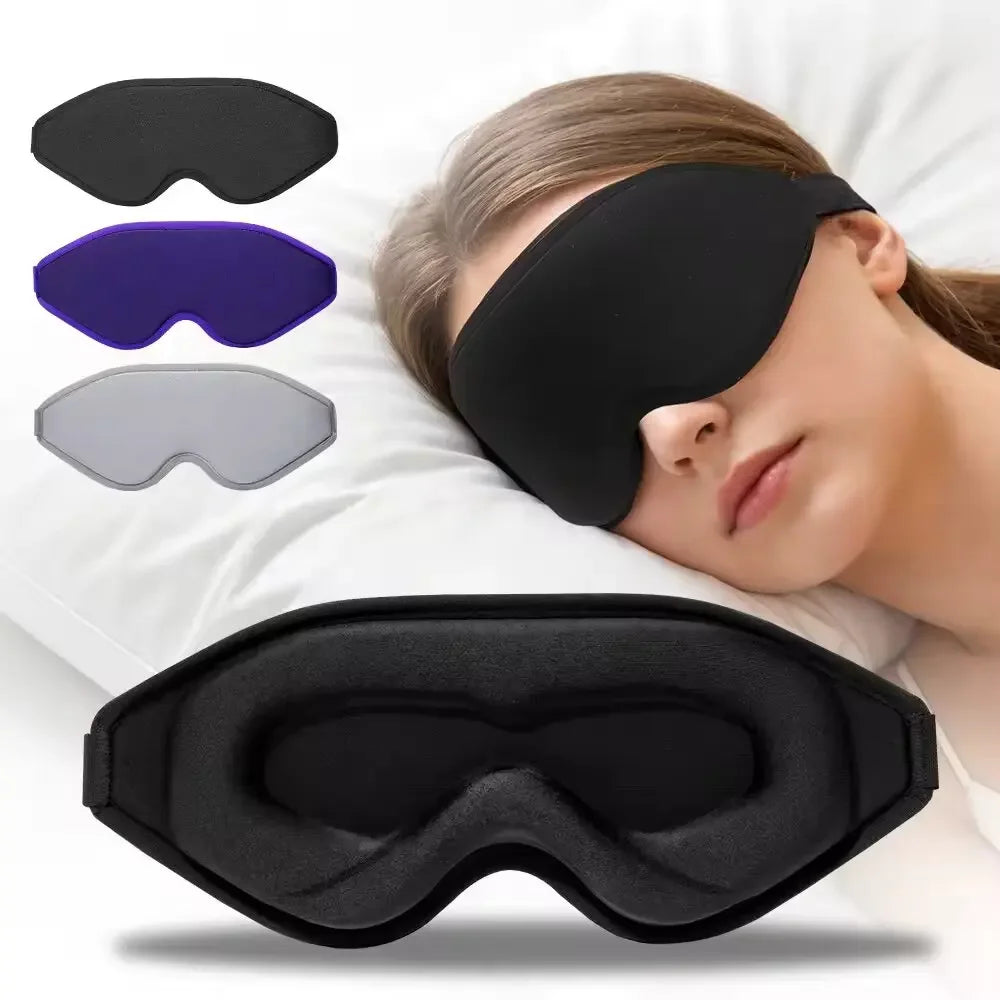 Better sleep at night 3d sleep mask for total light blocking comfort