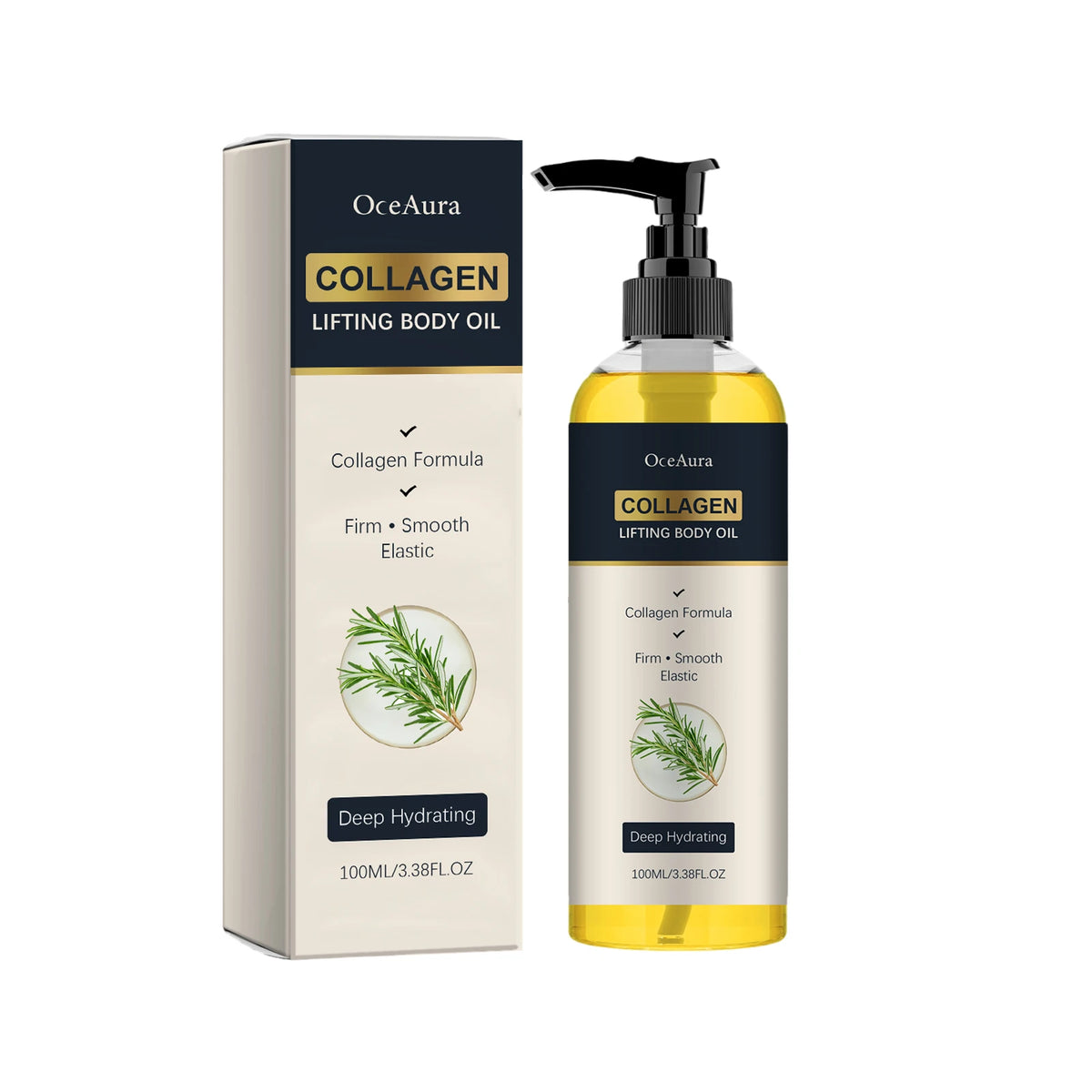 Dry Skin Body Care Collagen Lifting Body Oil for Deep Hydration & Firming
