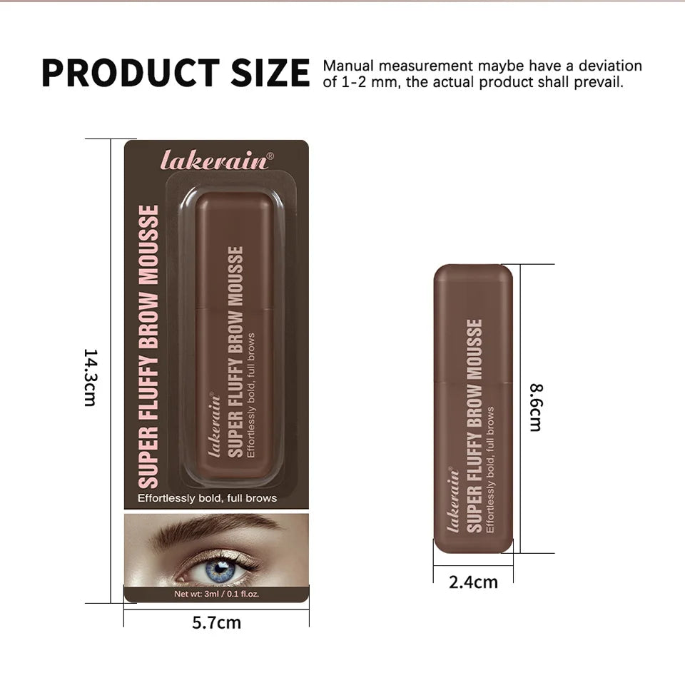 Daily Makeup Routine Waterproof Eyebrow Mousse for Thick Fluffy Brows - 14