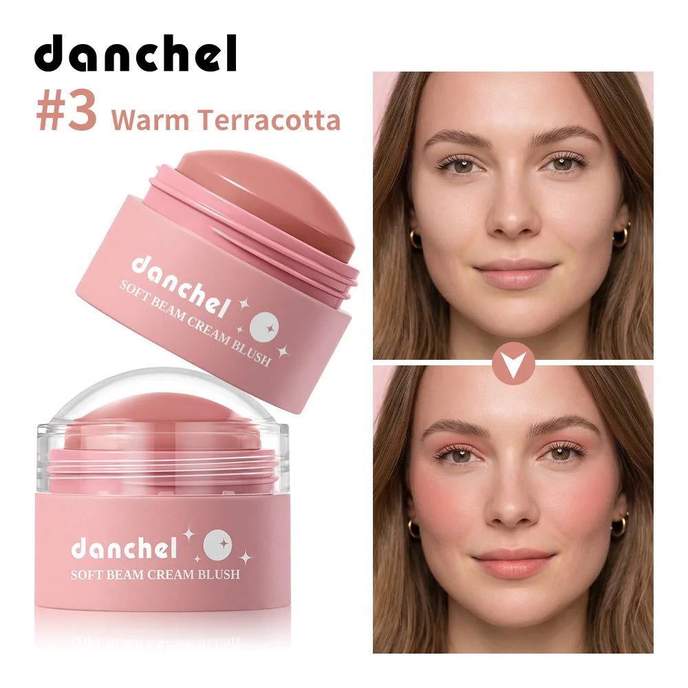 Daily Makeup Soft Cream Blush Long Wearing Multi Use Smooth Texture