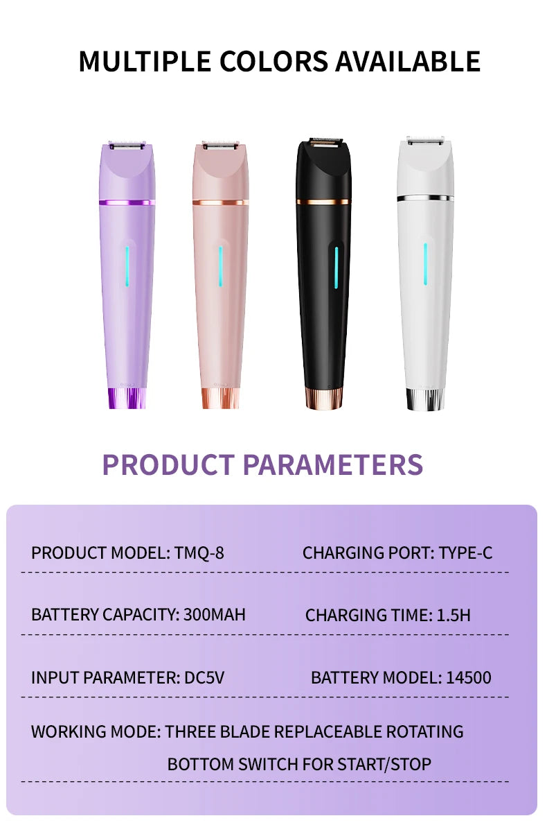 Bathroom grooming electric lady shaver for smooth hair removal - 17