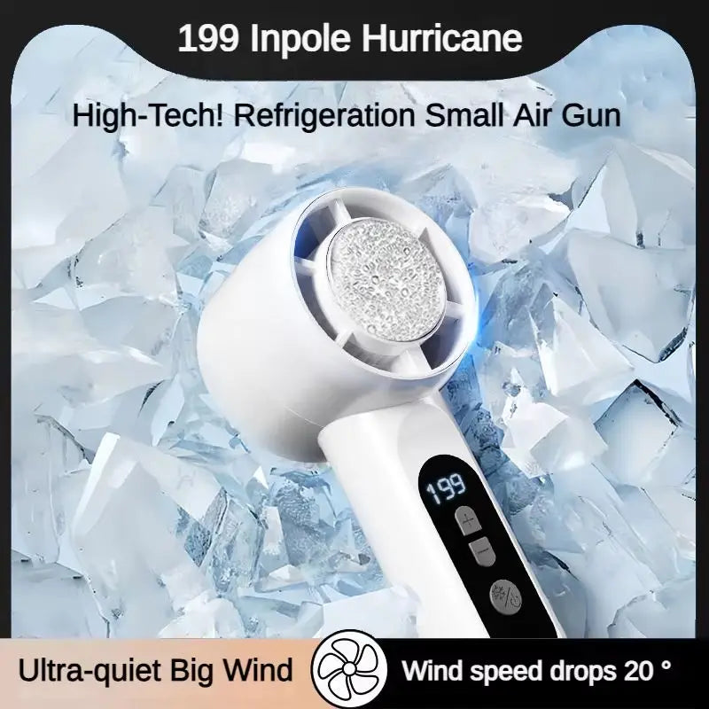 Traveling Outdoor Stay Cool Mini Handheld Ice Cooler Turbo Fan Portable - 3