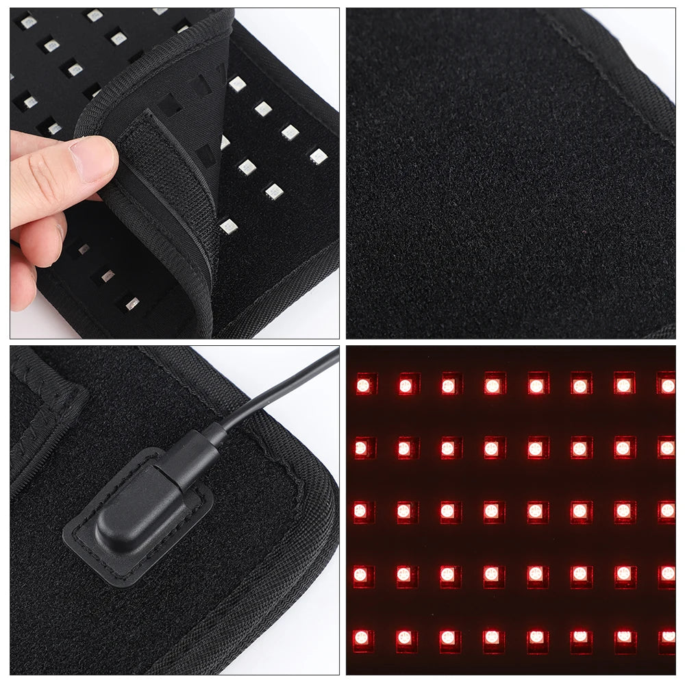 Home Use Infrared Light Therapy Belt for Waist Care and Skin Rejuvenation
