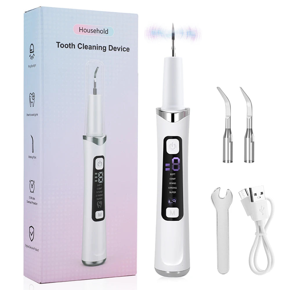Bathroom Dental Scaler Electric Tooth Cleaner for Tartar Plaque Removal - 20