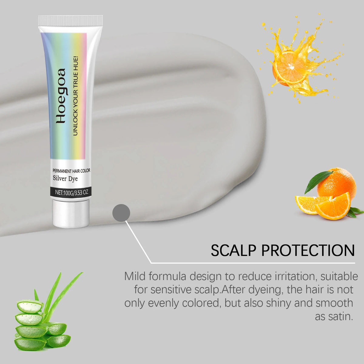 Bathroom Hair Coloring Gray Hair Dye Cream Cover White Hair Permanently