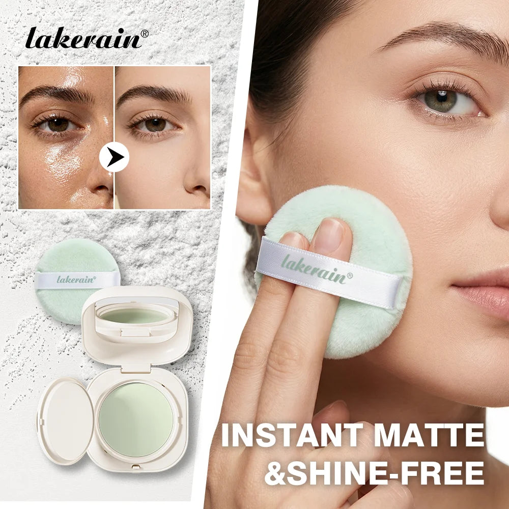 Daily Makeup Routine Loose Powder for Shine-Free Matte Finish