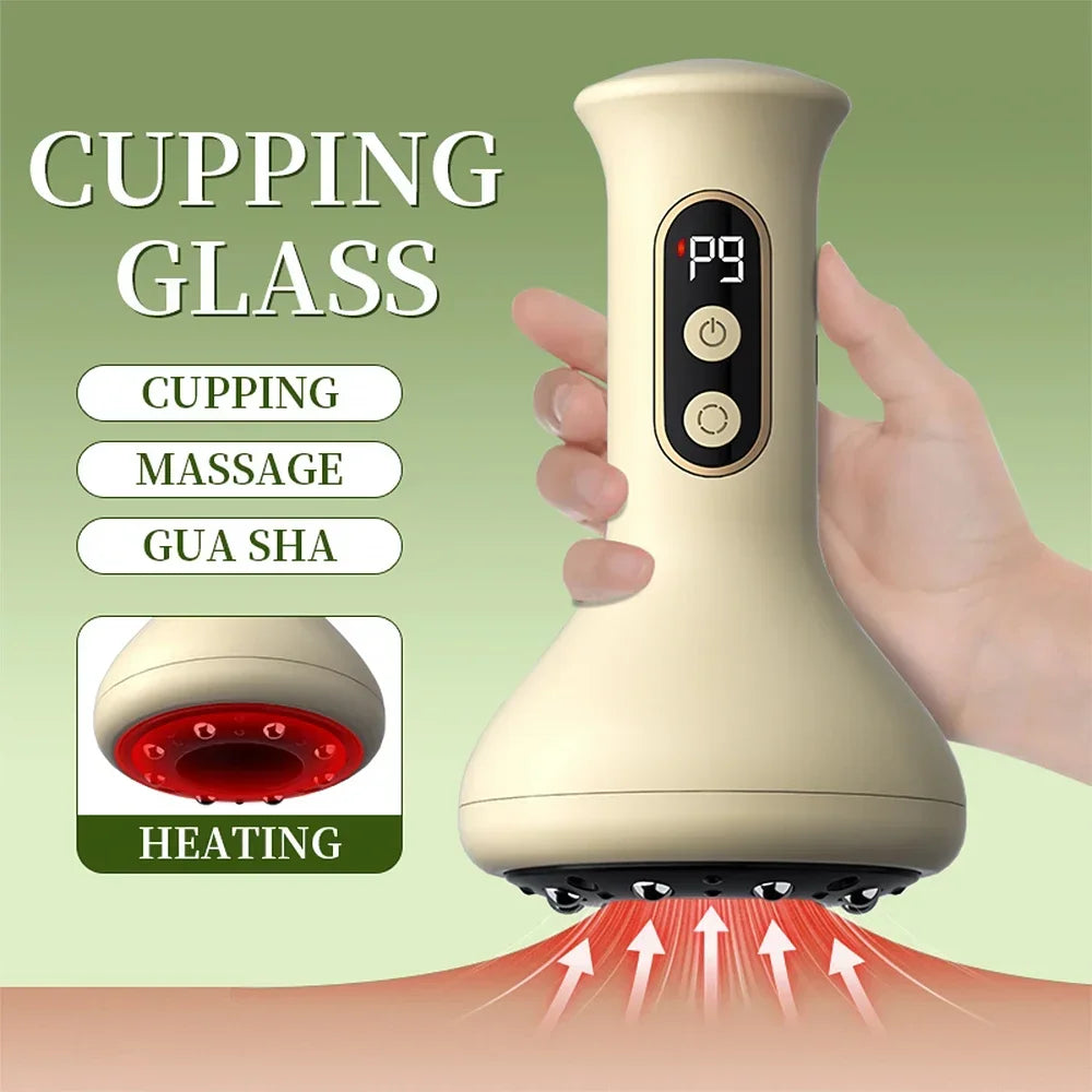 Abdominal massage electric massager for heat compress and muscle relaxation