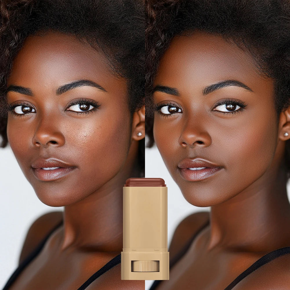 Daily Makeup Skin Tint Stick Serum with Puff for Natural Coverage