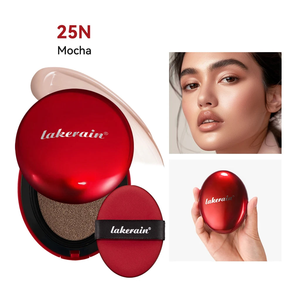 Korean makeup Super Fit Cushion Foundation with waterproof cover.