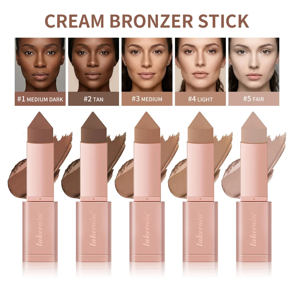 Daily Makeup Routine Contour Bronzer Stick for Sculpted Looking Face - 1