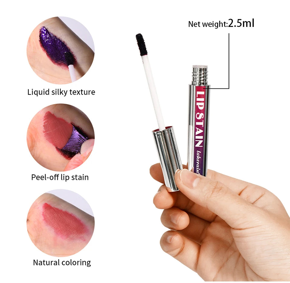 Daily Makeup Peel Off Lip Stain Set Long Lasting Waterproof Tint