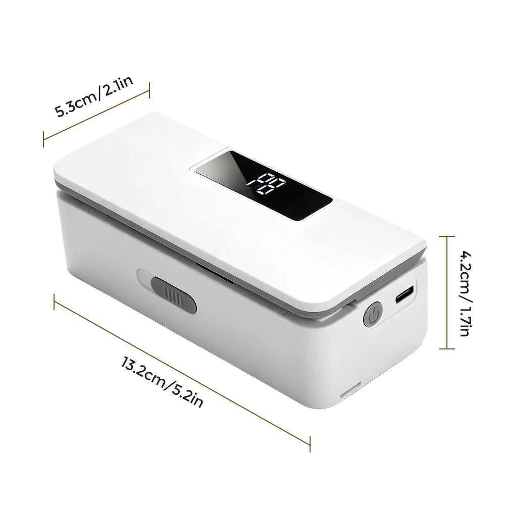 Kitchen Snack Sealer Portable Food Sealer with Cutter and Heat Levels - 18