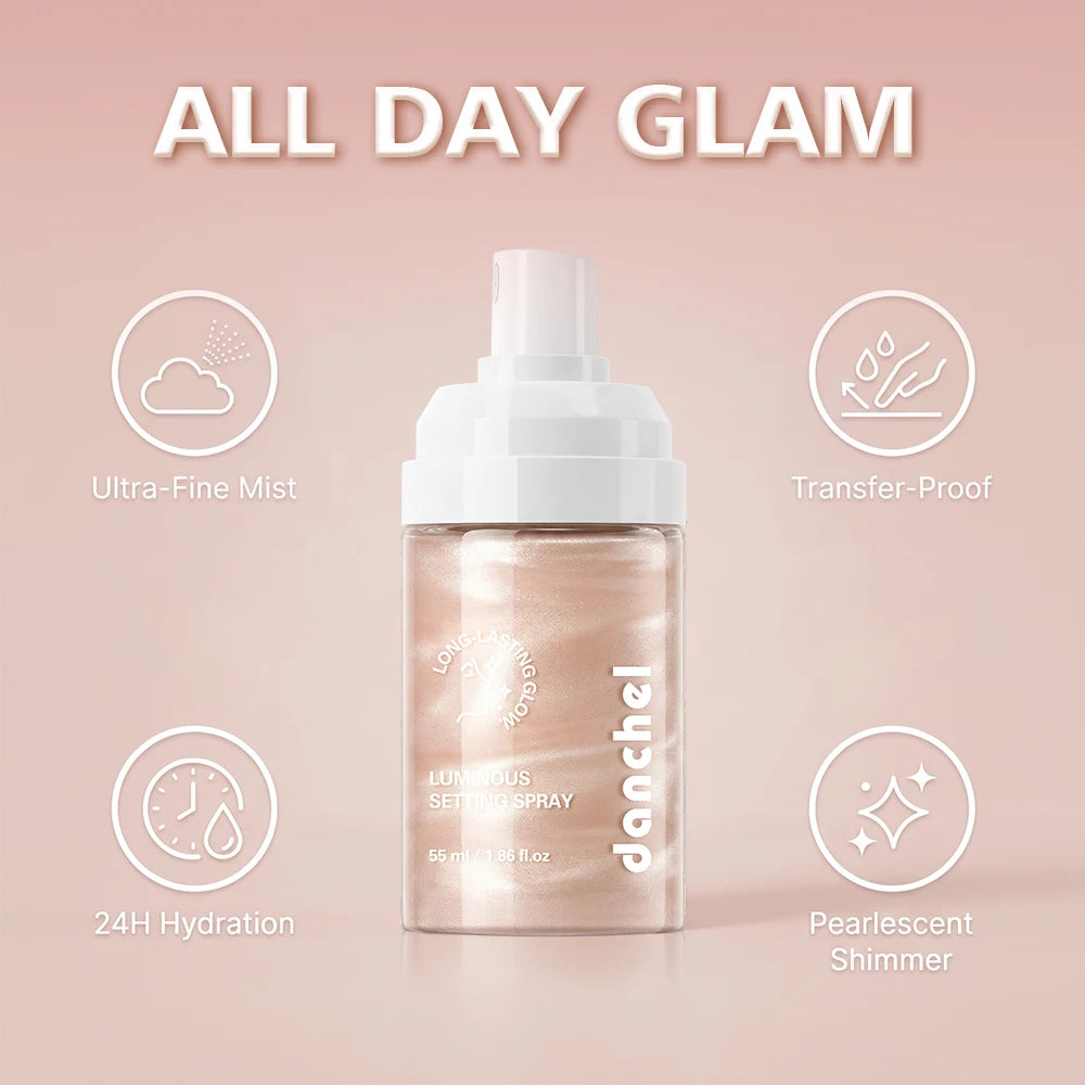 Daily Makeup Luminous Setting Spray Instant Glow Hydration - 3