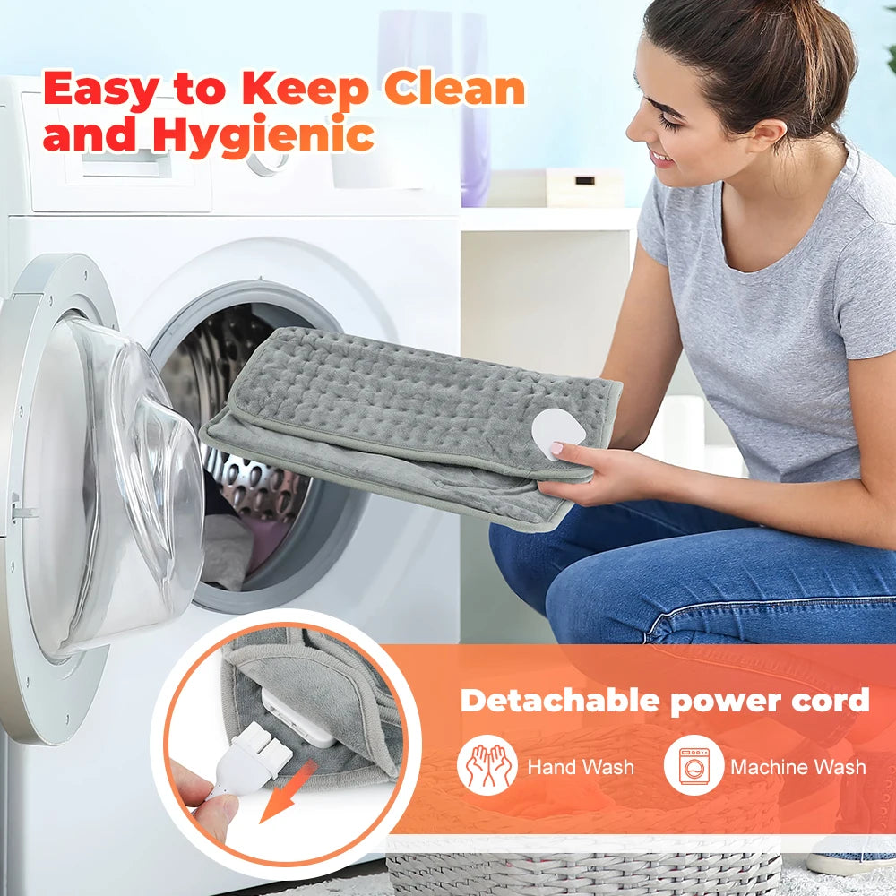 Office Desk Foot Warmer Electric Heating Pad with Nine Heat Settings - 5