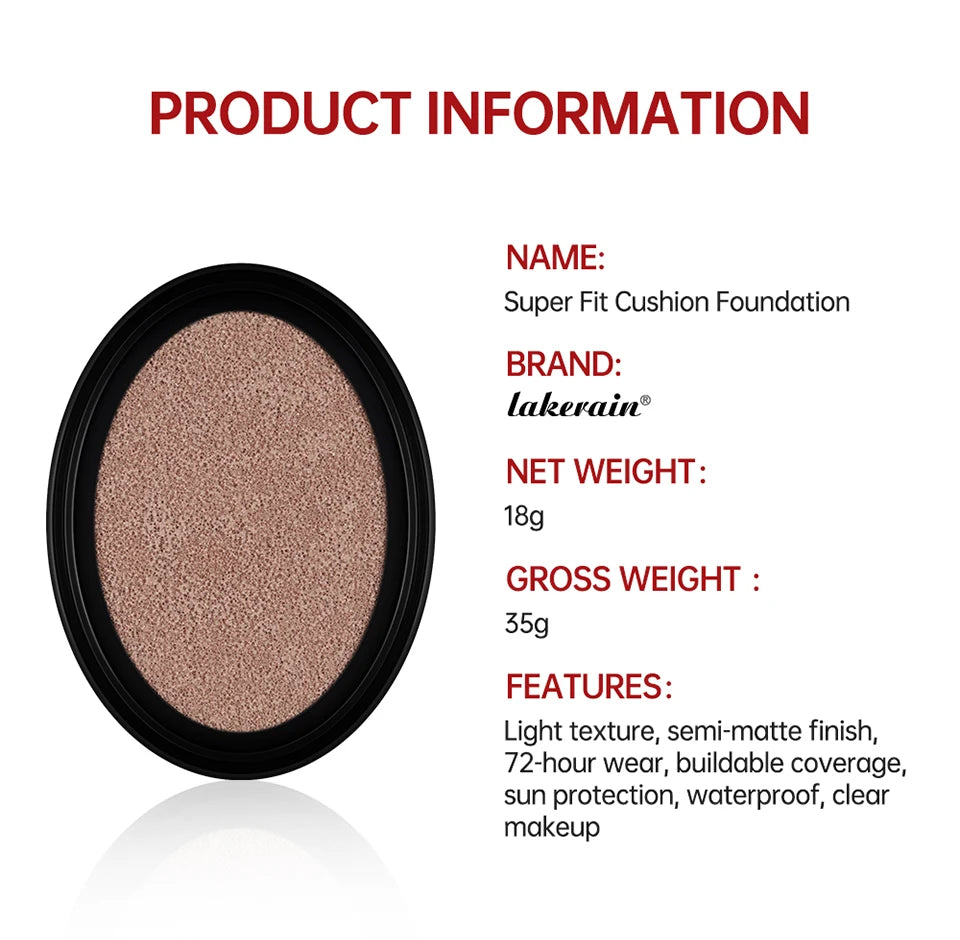 Daily Makeup Cushion Foundation Refill Long Lasting Coverage