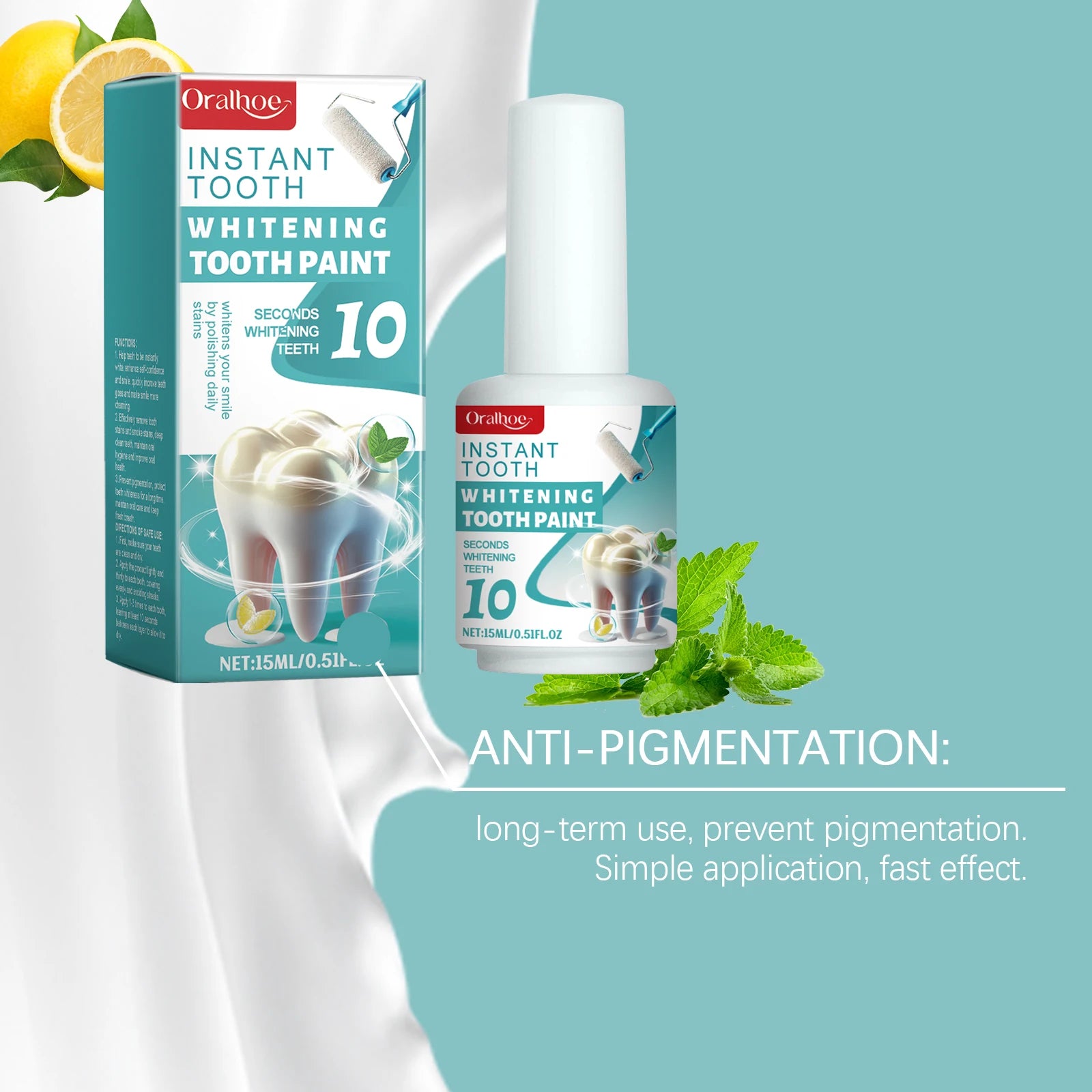 Brighten Your Smile With Professional Teeth Whitening Paint Gel - 10