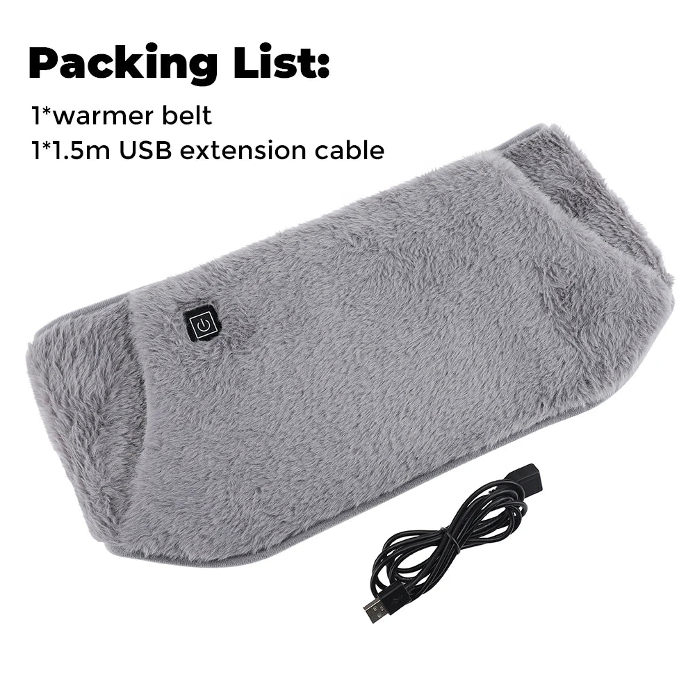 Cold Winter Electric Hand Warmer Waist Belt USB Rechargeable Heat Compress - 16