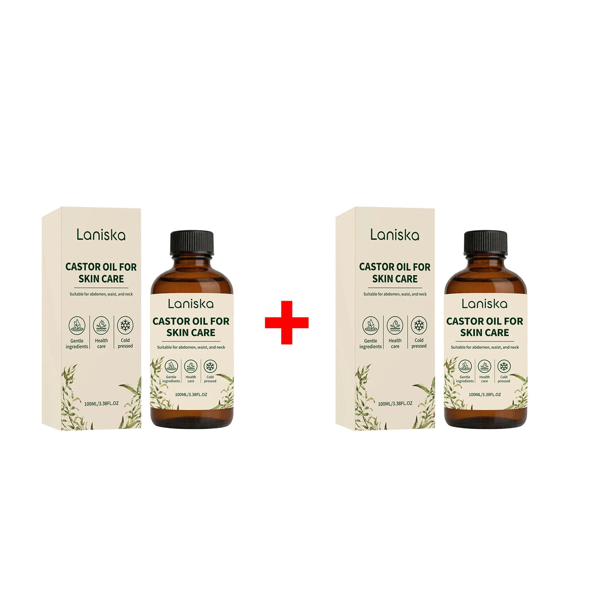 Abdomen and Neck Care Cold Pressed Castor Oil for Deep Hydration