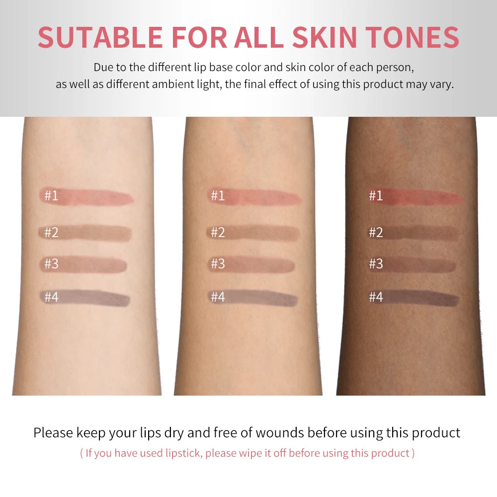 Daily Makeup Peel Off Lip Liner Tattoo for Long Lasting Waterproof Wear - 4