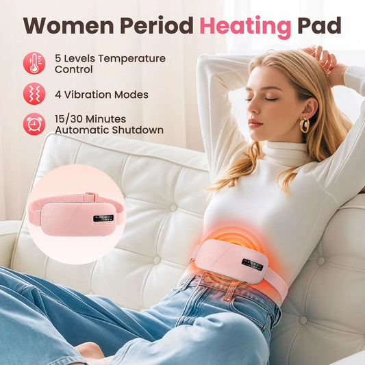 Menstrual Relief Cordless Heating Pad For Soothing Abdominal Warmth