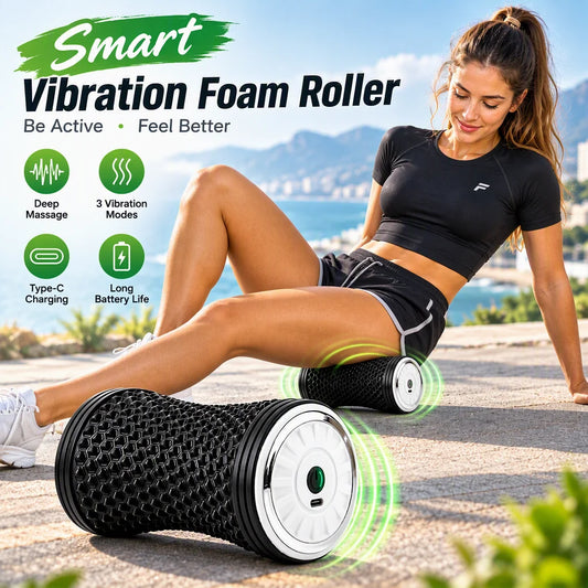 Post Workout Electric Massage Roller for Deep Muscle Relaxation