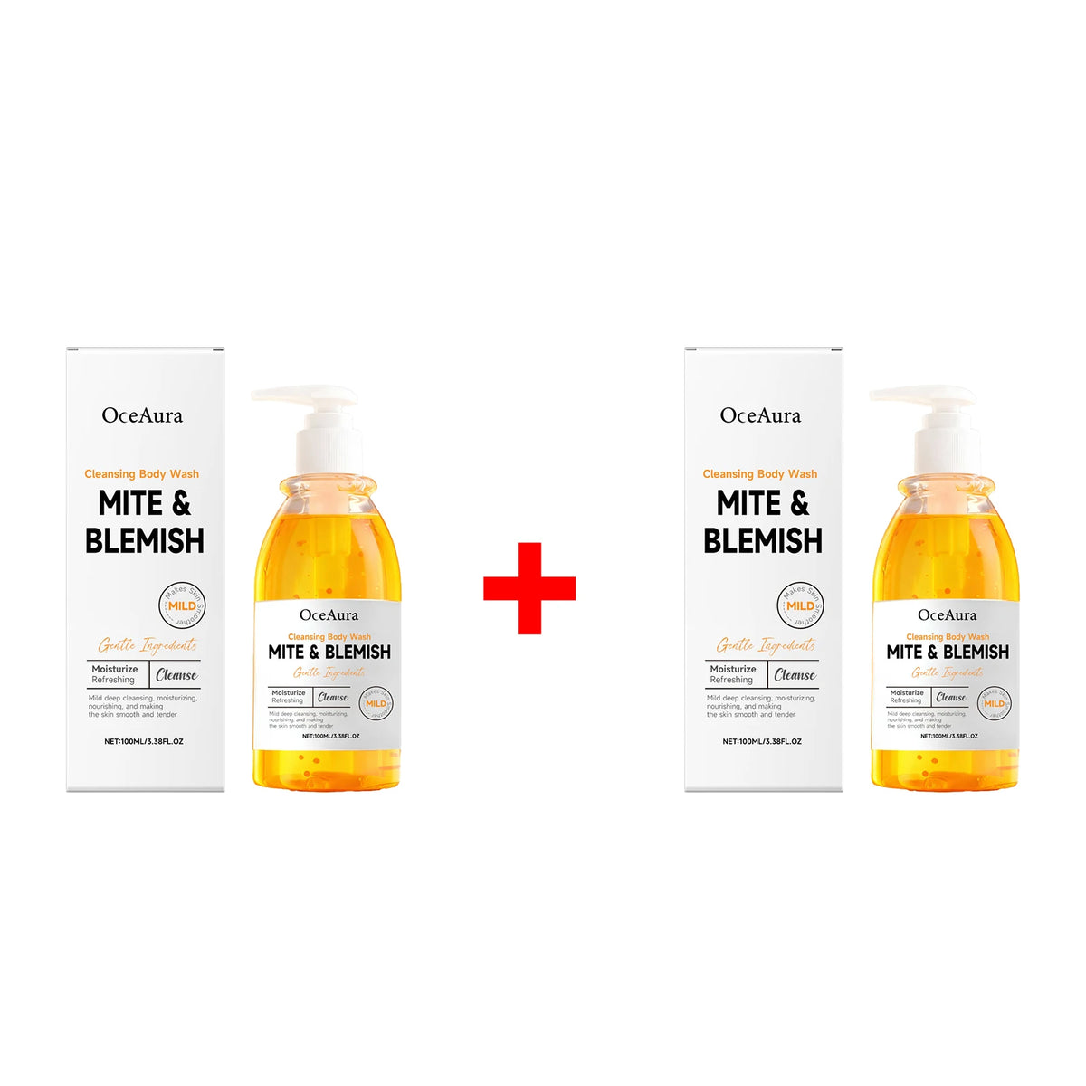 Oily Skin Mite And Blemish Cleansing Body Wash For Acne Control
