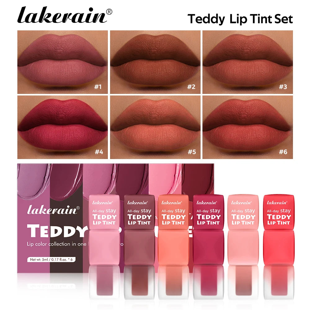 Daily Makeup Teddy Lip Tint With Long Lasting Waterproof Matte Finish