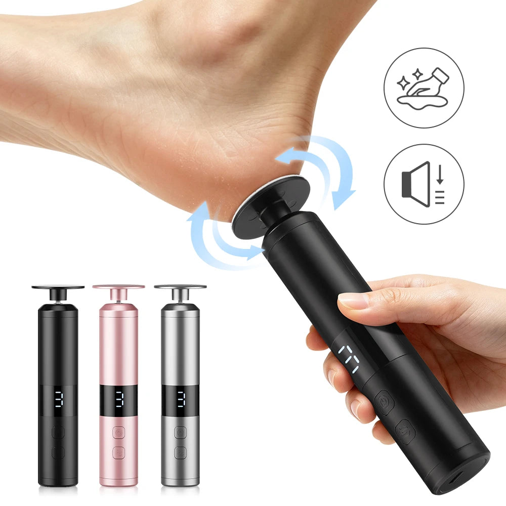 Home Pedicure Electric Foot File for Smooth Heels and Hard Skin Removal - 1