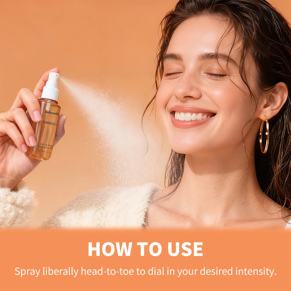 Daily Dating Vanilla and Rose Fragrance Mist Perfume for Fresh Scent