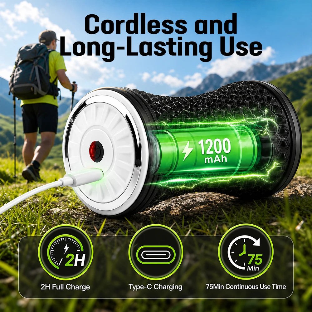Post Workout Electric Massage Roller for Deep Muscle Relaxation