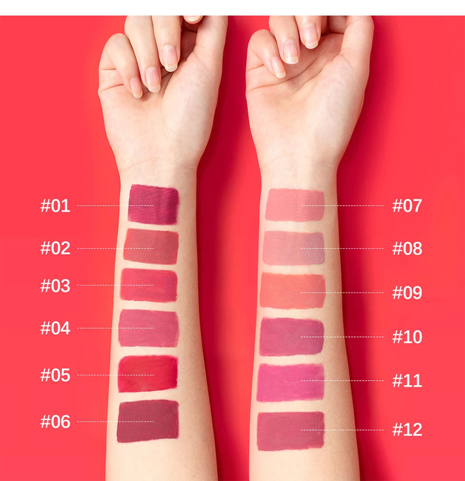 Daily Makeup Matte Velvet Lip Gloss Lipstick Waterproof Non-stick Cup