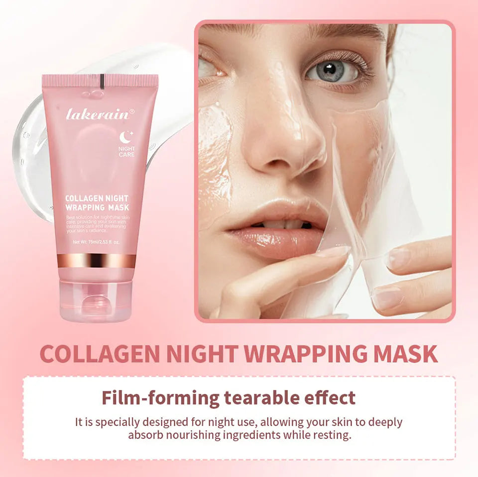 Overnight Skincare Collagen Night Wrapping Peel Off Face Mask