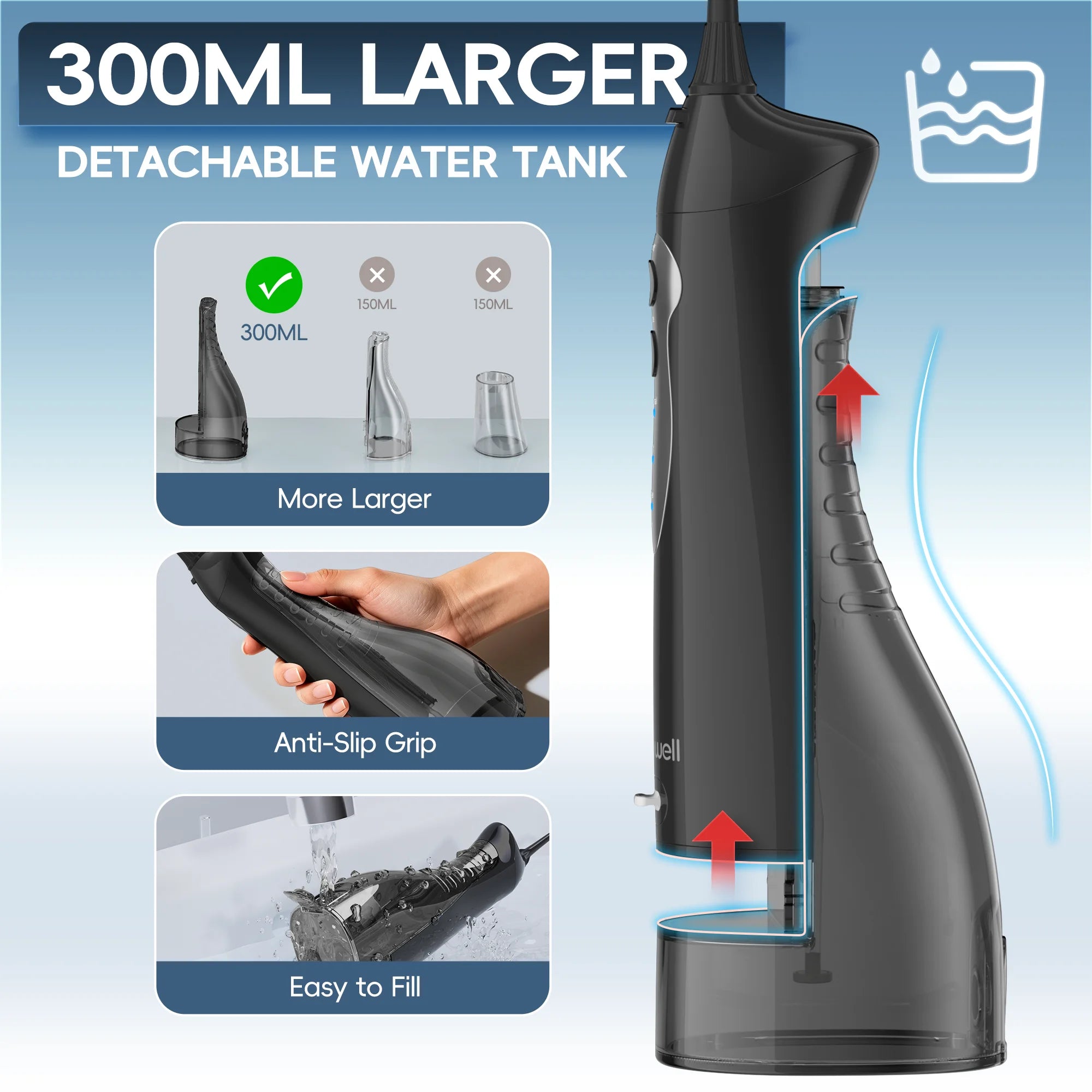Travel teeth cleaning portable water flosser for deep oral care hygiene - 4