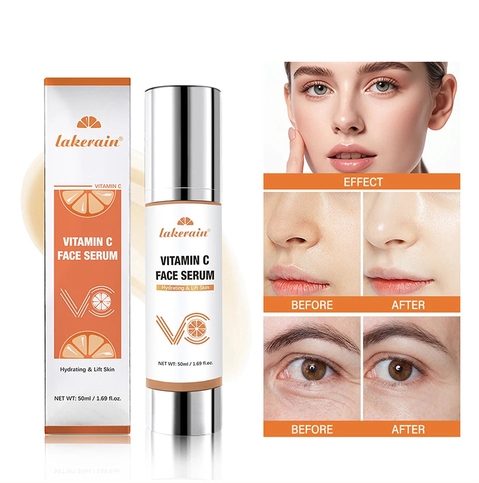 Daily Skincare Vitamin C Serum to Restore Skin Elasticity and Moisture