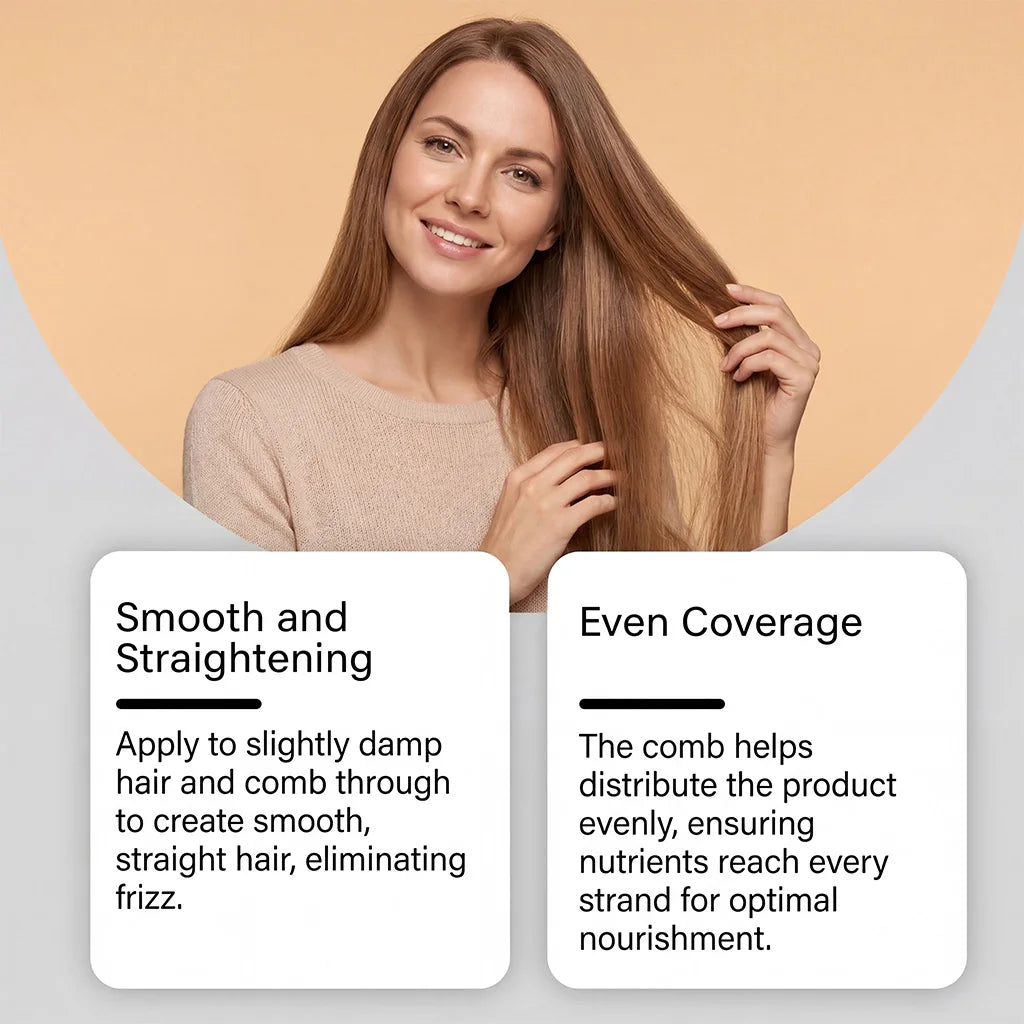 At Home Hair Straightening Cream For Frizzy Hair