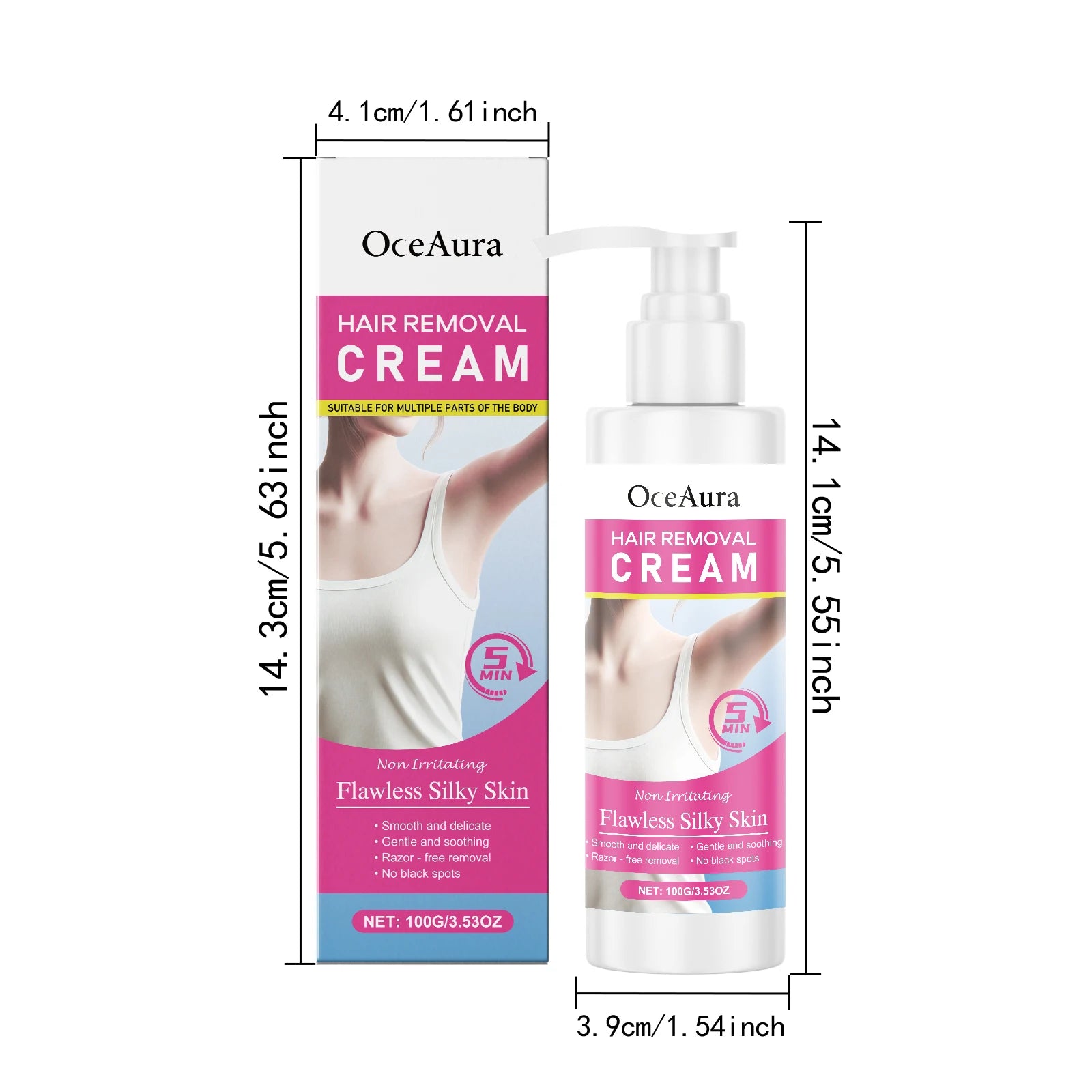 Smooth Skin Hair Removal Cream for Painless and Easy Body Grooming - 6